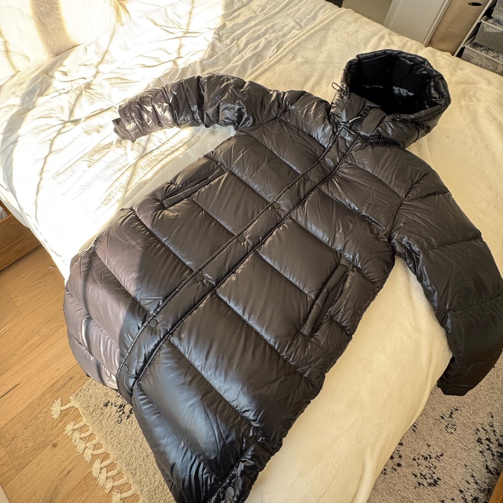 Stylish Black Puffer Coat